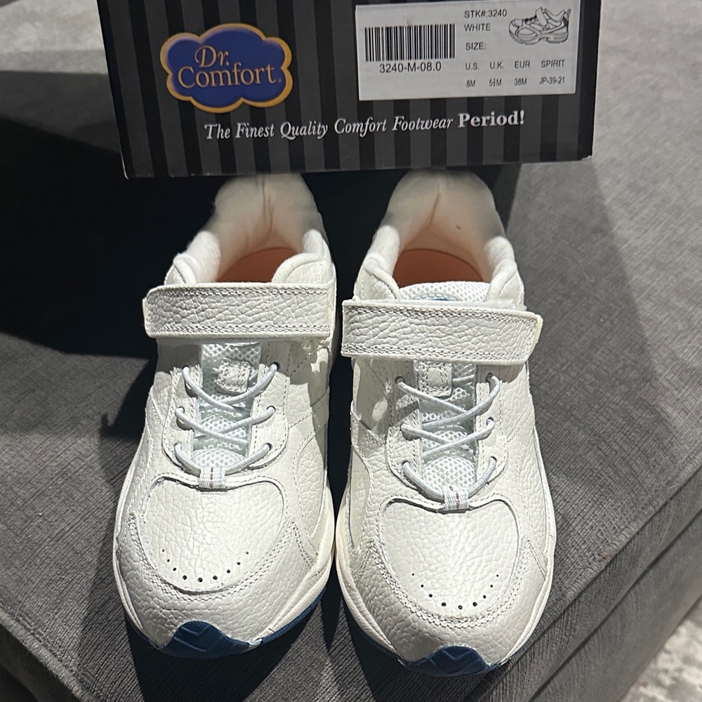 Dr. Comfort Women's Classic White Sneakers